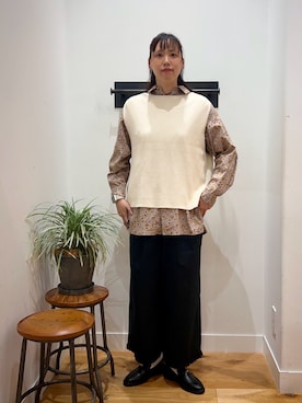 「RODE SKO（ロデスコ）のアイテム（ローファー）」を使った、ﾀ ｶ ﾊ ｼさん（レディース・170cm）の秋コーディネート