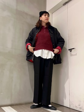 「アイテム（バレエシューズ）」を使った、ﾀ ｶ ﾊ ｼさん（レディース・170cm）の秋コーディネート