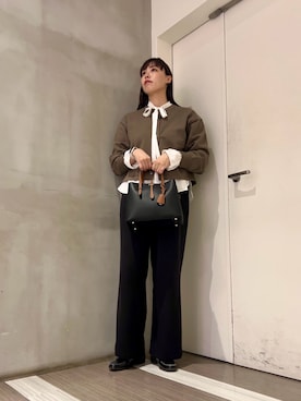「アイテム（バッグ）」を使った、ﾀ ｶ ﾊ ｼさん（レディース・170cm）の秋コーディネート