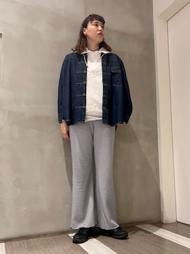 「Lee（リー）のアイテム（トップス）」を使った、ﾀ ｶ ﾊ ｼさん（レディース・170cm）の冬コーディネート