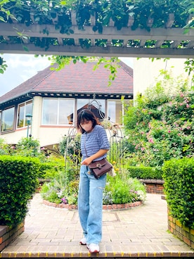 「FILA（フィラ）のアイテム（シューズ）」を使った、suririn88さん（レディース・160cm）の夏コーディネート
