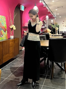 「リエディ」｜「アイテム（キャミソール）」を使った、yukikoさん（レディース・161cm）の秋コーディネート