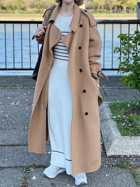 「Re:EDIT（リエディ）のアイテム（ワンピース）」を使った、yukikoさん（レディース・161cm）の春コーディネート