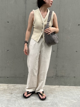 「H&M（エイチ・アンド・エム）のアイテム」を使った、Miraiさん（骨格ストレート・レディース・162cm）の夏コーディネート