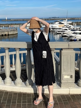 「aimoha（アイモハ）のアイテム」を使った、Miraiさん（レディース・162cm）の夏コーディネート