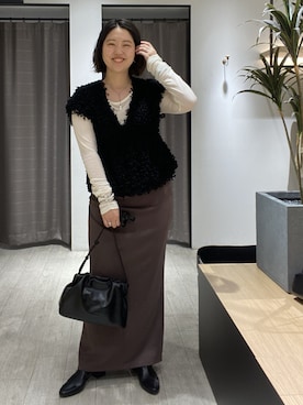 「アイテム（アクセサリー）」を使った、oishi_mamaさん（レディース・160cm・30代）の秋コーディネート