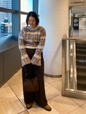 「アイテム（ネックレス）」を使った、oishi_mamaさん（レディース・160cm・30代）の秋コーディネート