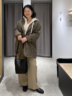 「アイテム（ブーツ）」を使った、oishi_mamaさん（レディース・160cm・30代）の冬コーディネート