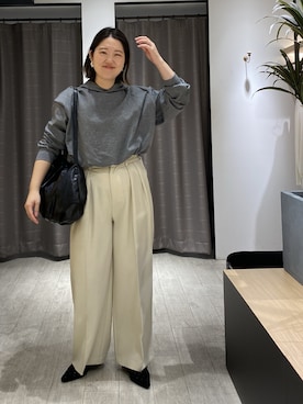 「アイテム（ローファー）」を使った、oishi_mamaさん（レディース・160cm・30代）の秋コーディネート