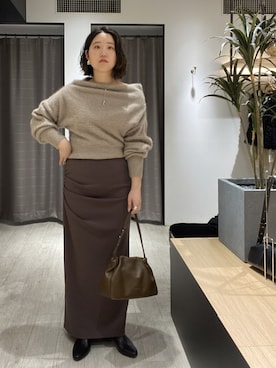 「GOLDY（ゴールディ）のアイテム（ネックレス）」を使った、oishi_mamaさん（レディース・160cm）の秋コーディネート