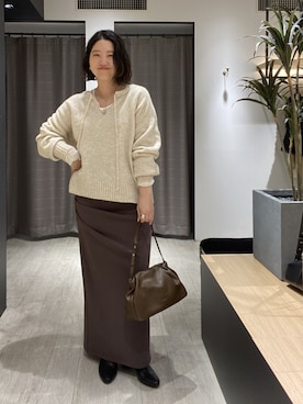 「アイテム（Tシャツ/カットソー）」を使った、oishi_mamaさん（レディース・160cm・30代）の秋コーディネート