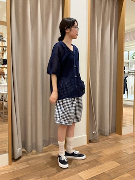 「GLOSTER（グロスター）のアイテム」を使った、　さん（レディース・157cm）の夏コーディネート
