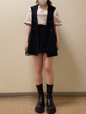「AS as know as（エーエス アズノウアズ）のアイテム（トップス）」を使った、maiiiさん（レディース・158cm）の夏コーディネート