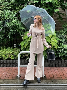 「LATINA（ラティーナ）のアイテム」を使った、ᴿᴵᴱさん（レディース・161cm）の夏コーディネート