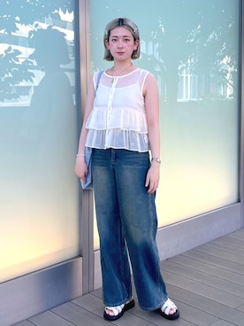 aaii18さん（レディース・162cm）の夏コーディネート