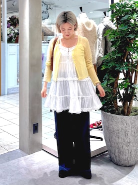 「FREE'S MART（フリーズマート）のハーフムーンバッグ（ハンドバッグ）」を使った、aaii18さん（レディース・162cm）の秋コーディネート