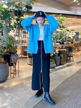 「いいね返し」｜「アイテム（帽子）」を使った、aaii18さん（レディース・162cm）の秋コーディネート