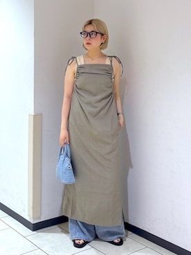 「アイテム（サングラス、ホワイト系）」を使った、aaii18さん（レディース・162cm）の夏コーディネート