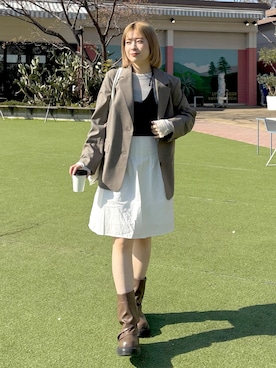 aaii18さん（レディース・162cm）の春コーディネート