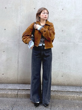 「FREE'S MART（フリーズマート）のアイテム」を使った、aaii18さん（レディース・162cm）の冬コーディネート