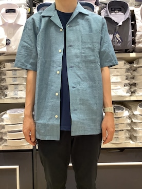 BRICK HOUSE by Tokyo Shirts 幕張新都心イオンモール店さん（メンズ・168cm）の夏コーディネート