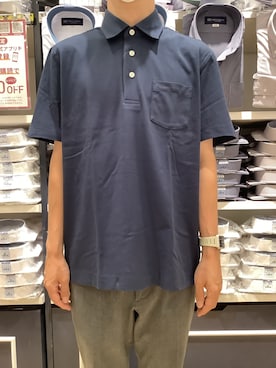「ビズポロ」｜BRICK HOUSE by Tokyo Shirts 幕張新都心イオンモール店さん（メンズ・168cm）の夏コーディネート