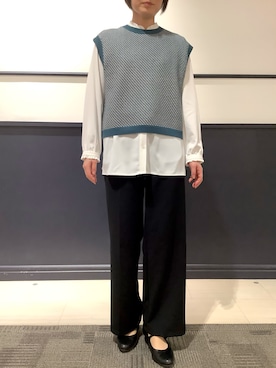 BRICK HOUSE by Tokyo Shirts 幕張新都心イオンモール店さん（レディース・160cm）の春コーディネート