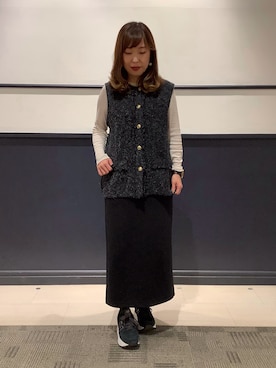 BRICK HOUSE by Tokyo Shirts 幕張新都心イオンモール店さん（レディース・152cm）の冬コーディネート