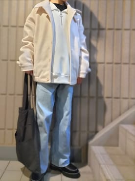 「ETELIO（エテリオ）のアイテム（ジャケット/アウター）」を使った、KEI【低身長コーデ】さん（メンズ・161cm）の冬コーディネート