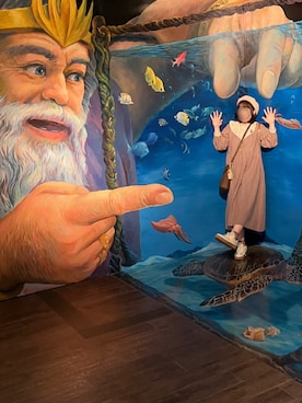 「アイテム（ブローチ/コサージュ）」を使った、𝚝𝚎𝚝𝚘さん（レディース・156cm）の冬コーディネート