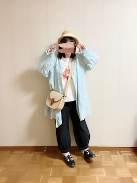「teto camera」｜𝚝𝚎𝚝𝚘さん（レディース・155cm）の春コーディネート