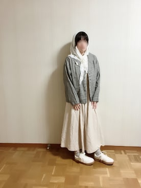 「アイテム（音楽/本・雑誌）」を使った、𝚝𝚎𝚝𝚘さん（レディース・156cm）の秋コーディネート