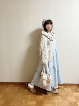 「アイテム（アクセサリー）」を使った、𝚝𝚎𝚝𝚘さん（レディース・156cm）の冬コーディネート