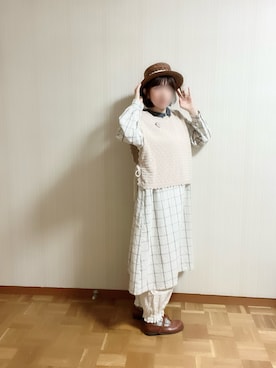 「Samansa Mos2（サマンサ モスモス）のアイテム（パンツ）」を使った、𝚝𝚎𝚝𝚘さん（レディース・156cm）の春コーディネート