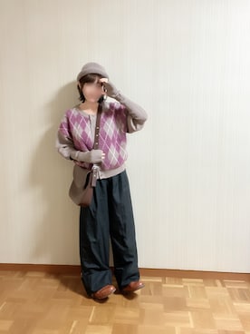 「アイテム（ドレスシューズ）」を使った、𝚝𝚎𝚝𝚘さん（レディース・156cm）の冬コーディネート