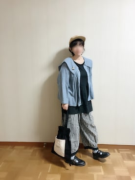 「アイテム（レッグウェア）」を使った、𝚝𝚎𝚝𝚘さん（レディース・156cm）の秋コーディネート