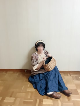 「アイテム（スカート）」を使った、𝚝𝚎𝚝𝚘さん（レディース・156cm）の夏コーディネート