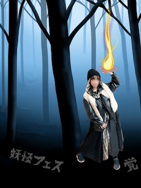 「アイテム（インテリア）」を使った、𝚝𝚎𝚝𝚘さん（レディース・156cm）の冬コーディネート