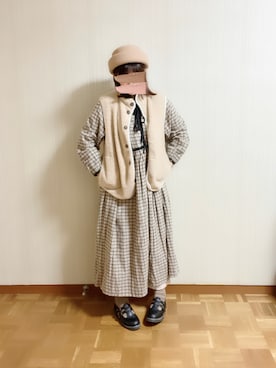 「くまコーデ」｜𝚝𝚎𝚝𝚘さん（レディース・155cm）の冬コーディネート