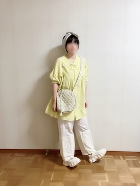 「アイテム（ワンピース/ドレス）」を使った、𝚝𝚎𝚝𝚘さん（レディース・156cm）の夏コーディネート