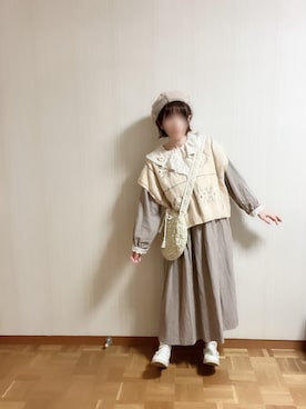 「マーガレット」｜𝚝𝚎𝚝𝚘さん（レディース・156cm）の冬コーディネート