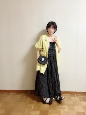 「アイテム（インテリア）」を使った、𝚝𝚎𝚝𝚘さん（レディース・156cm）の夏コーディネート