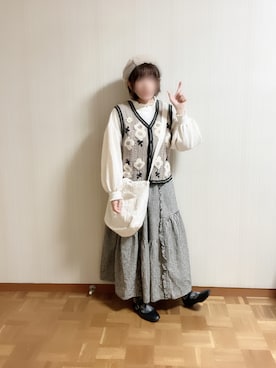 「マーガレット」｜𝚝𝚎𝚝𝚘さん（レディース・156cm）の冬コーディネート