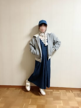 「Samansa Mos2（サマンサ モスモス）のアイテム」を使った、𝚝𝚎𝚝𝚘さん（レディース・156cm）の冬コーディネート