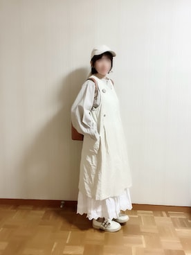 「アイテム（ポスター/アート）」を使った、𝚝𝚎𝚝𝚘さん（レディース・156cm）の春コーディネート