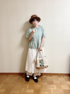 𝚝𝚎𝚝𝚘さん(レディース・156cm)の夏コーディネート