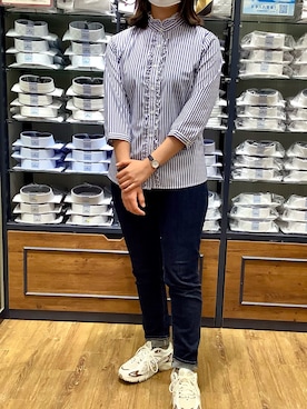 BRICK HOUSE by Tokyo Shirts 大分アミュプラザ店さん（レディース・157cm）の夏コーディネート