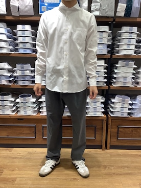 「アイテム（ポロシャツ）」を使った、BRICK HOUSE by Tokyo Shirts 大分アミュプラザ店さん（メンズ・168cm）の秋コーディネート