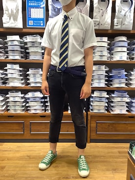 「オシャレ」｜BRICK HOUSE by Tokyo Shirts 大分アミュプラザ店さん（メンズ・172cm）の夏コーディネート
