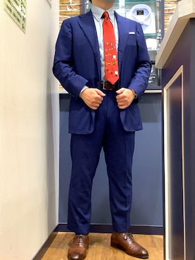 「イベントコーデ」｜BRICK HOUSE by Tokyo Shirts 大分アミュプラザ店さん（メンズ・163cm）の秋コーディネート